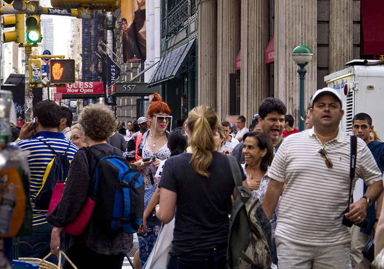 people at new york streets